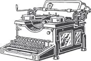 contact-printer Old typewriter icon