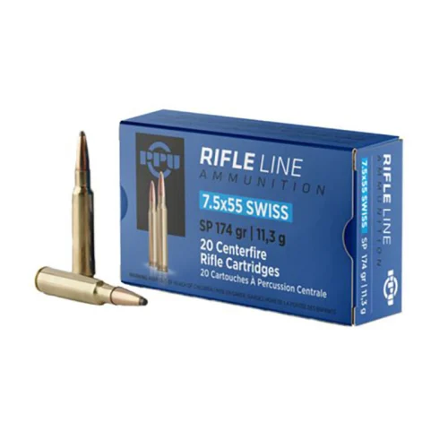 7.5x55 Swiss SP 174 gr.