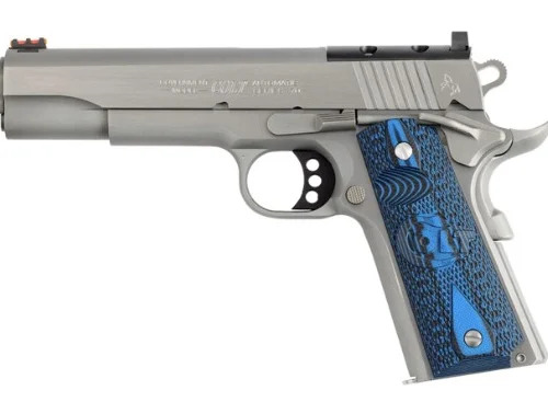 Government Comp 9mm 5" SS/Blue 9-rd