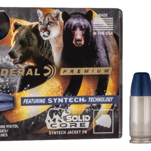 Federal P357SHC1 Premium  357Mag 180gr Solid Core Synthetic Flat Nose 20 Per Box/10 Case