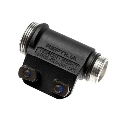 Reptilia LLC 100043 Torch  Black Anodized 3V/CR123 Right Side