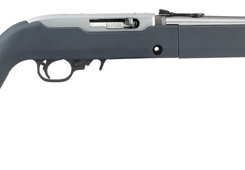 Ruger 31152 10/22 Takedown 22 LR 10+1 16.40" Barrel, Satin Stainless Steel, Magpul X-22 Backpacker Stealth Gray Stock, Cross-Bolt Manual Safety, Includes 4 BX-1 Magazines