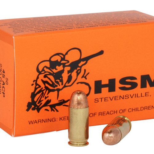 HSM 4512R Training  45 ACP 230 gr Full Metal Jacket 50 Per Box/ 20 Case
