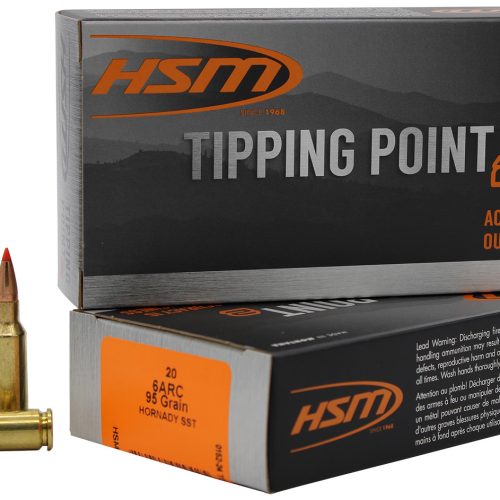 HSM 6ARC2N Tipping Point Super Shock Tip 6mm ARC 95 gr 20 Per Box/ 25 Case