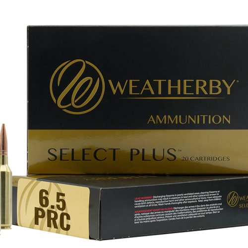 Weatherby M65PRC124HCB Select Plus  6.5PRC 124gr Hammer Custom 20 Per Box/10 Case