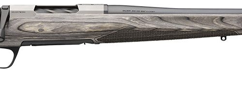 Browning 036092298 X-Bolt 2 Hunter Full Size 7mm PRC 3+1 24" Matte Blued Threaded Sporter Barrel, Drilled & Tapped Stainless Steel Receiver, Fixed Gray Laminate Stock, Radial Muzzle Brake