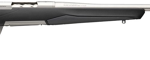 Browning 036008299 X-Bolt 2 Hunter Full Size 6.8 Western 3+1 24" Stainless Steel Threaded Barrel, Drilled & Tapped Stainless Steel Receiver, Adj Vari-Tech Black Composite Stock w/Adjustable Comb & LOP