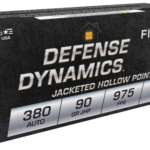 Fiocchi 380APHP Defense Dynamics  380ACP 90gr Jacketed Hollow Point 50 Per Box/20 Case