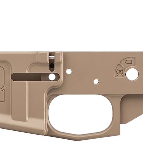 Aero Precision APAR308005C M5 Receiver Multi-Caliber Flat Dark Earth Cerakote Finish 7075-T6 Aluminum Material with Mil-Spec Dimensions for AR-10