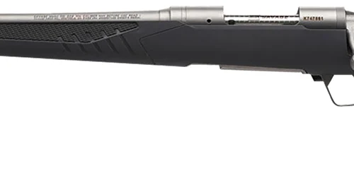 Savage Arms 57085 110 Storm Full Size 223 Rem 4+1 22" Matte Button-Rifled Barrel, Matte Drilled & Tapped Stainless Steel Receiver, AccuStock Matte Gray Synthetic Stock, Left Hand