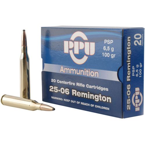PPU .25-06 REM 100 Gr PSP 20bx