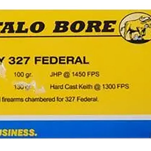 Buffalo Bore Ammunition 37B20 Heavy Strictly Business 327Federal Mag 130gr Hard Cast 20 Per Box/12 Case