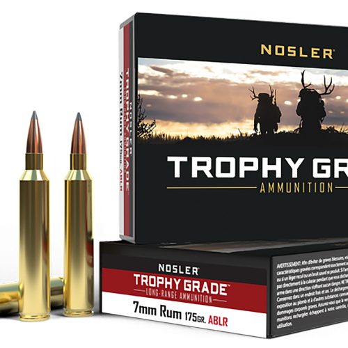 Nosler 60120 Trophy Grade Long-Range 7mmRUM 175gr Nosler Spitzer AccuBond Long Range 20 Per Box/10 Case