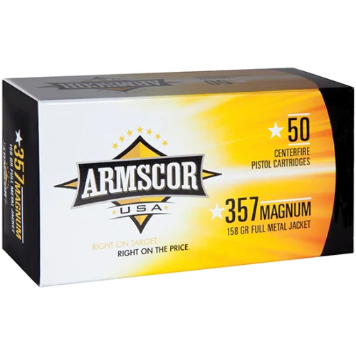 ARMSCOR AMMO 357MAG FMJ 158GR 50/20