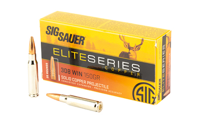 SIG AMMO 308WIN 150GR ELT HNT 20/200