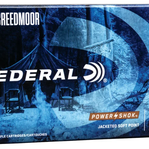 Federal 65CRDB Power-Shok  6.5Creedmoor 140gr Jacketed Soft Point 20 Per Box/10 Case