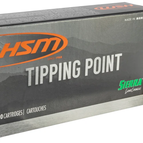 HSM 7MM0811N Tipping Point  7mm-08 Rem 165 gr Sierra GameChanger 20 Per Box/ 25 Case