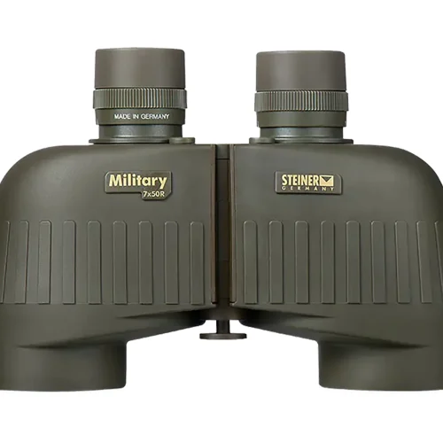 Steiner 2650 M750r Tactical 7x50mm Range Finding Reticle Floating Prism, Green Rubber Armor Makrolon