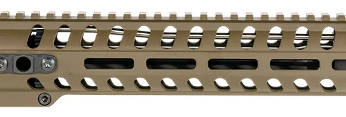 Patriot Ordnance Factory  Minuteman Complete Upper 5.56x45mm NATO 16.50" Black Nitride Barrel Aluminum Patriot Brown Receiver 14.50" M-LOK Handguard Lo Pro DI Gas Block (Mid Length)