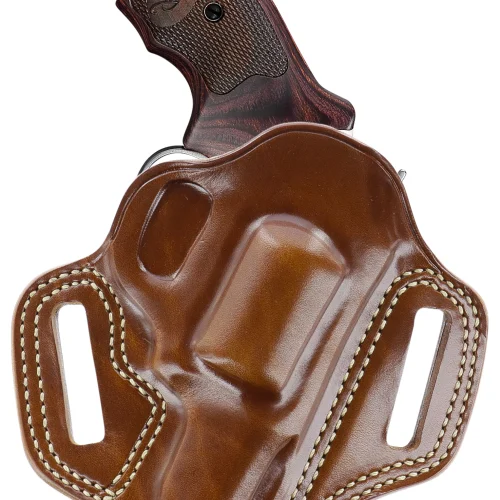 Galco CM312 Combat Master  OWB Tan Leather Belt Slide Fits Kimber K6S Right Hand