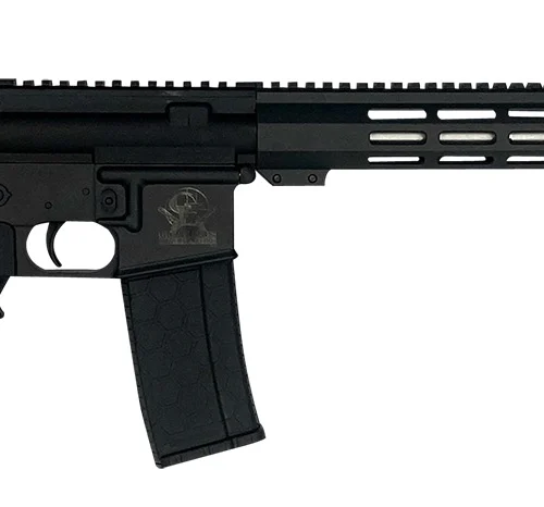 Great Lakes Firearms GL15223SSLBLK AR-15  223 Wylde 30+1 16", Black, 15" M-Lok Handguard, Carbine Stock, A2 Grip, Muzzle Brake Left Hand