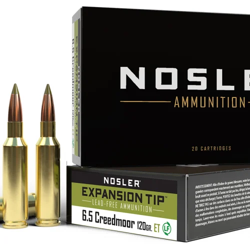 Nosler 40398 E-Tip  6.5Creedmoor 120gr E Tip Lead Free 20 Per Box/10 Case