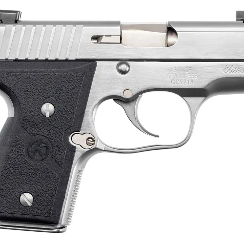 Kahr Arms M9098NA MK Elite *CA Compliant 9mm Luger Caliber 3" Barrel 6+1/7+1, Stainless, Black Grip