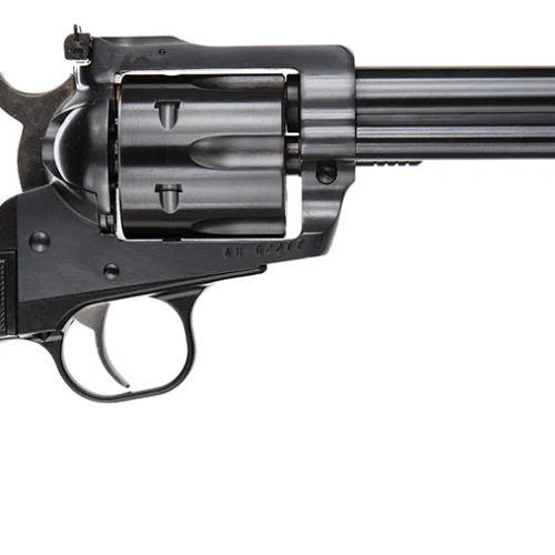Ruger 0463 Blackhawk Convertible 45 ACP/45 Colt (Long Colt) 6rd 5.50" Blued Alloy Steel Barrel, Cylinder & Frame, Black Checkered Rubber Grip, Transfer Bar Safety, Exposed Hammer