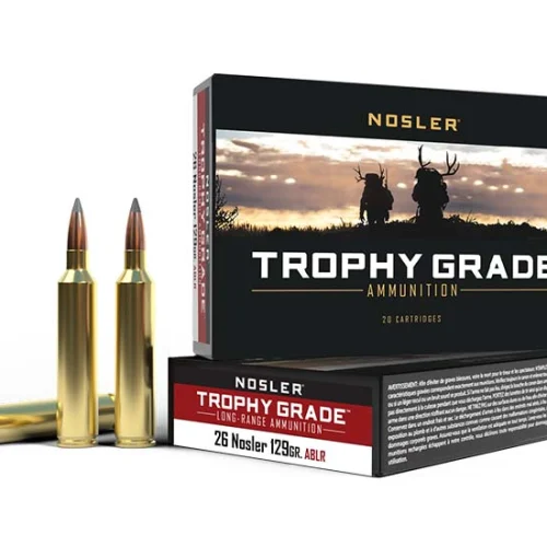 NOSLER Trophy LR 26 Nolse 129grABLR 20rd