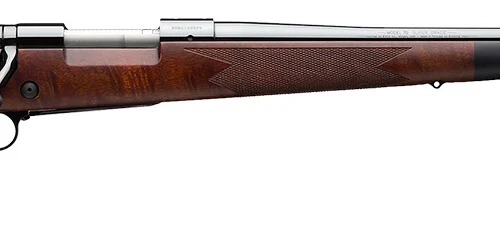 Winchester Repeating Arms 535203230 Model 70 Super Grade 7mm Rem Mag Caliber with 3+1 Capacity, 26" Barrel, High Polished Blued Metal Finish & Satin Fancy Walnut Stock Right Hand (Full Size)