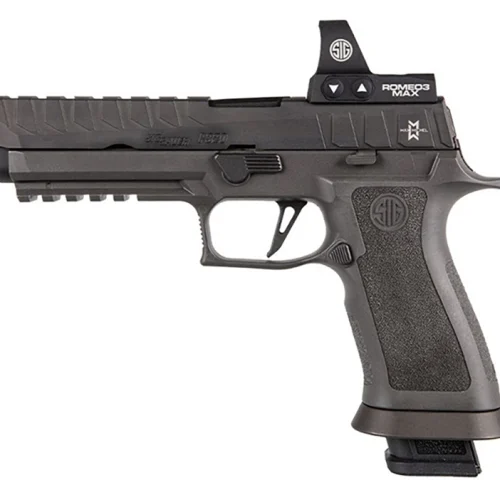 P320 MAX Custom 9MM 5" Grey w/optic 21rd