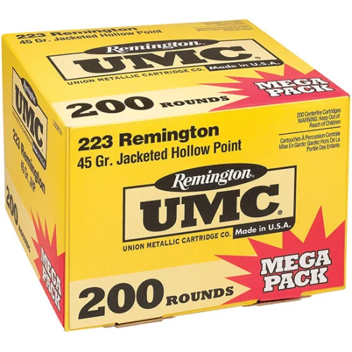 REM UMC 223REM 55GR FMJ MEGA PACK 200/4