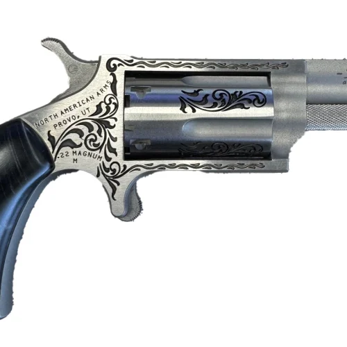 Mini-Rev 22Mag 50th Anni SS/Blk Pearl Grip 5rd