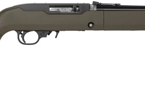 Ruger 31101 10/22 Takedown 22 LR 10+1 16.40" Threaded Barrel, Satin Blued Alloy Steel, Exclusive Magpul X-22 Backpacker OD Green Stock, Cross-Bolt Manual Safety, Includes 4 BX-1 Mags