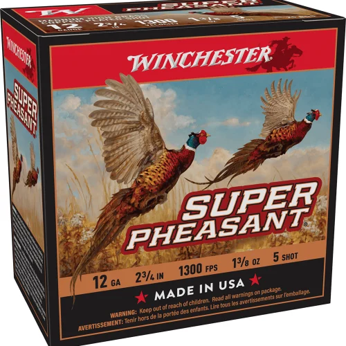 Winchester Ammo X12PH5 Super Pheasant Magnum High 12Gauge 2.75" 1 3/8oz 5Shot 25 Per Box/10 Case