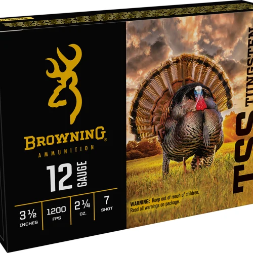 Browning Ammo B193921247 TSS Tungsten Turkey 12Gauge 3.50" 2 1/4oz Tungsten 7Shot 5 Per Box/10 Case