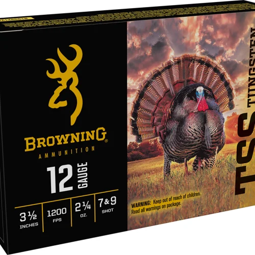 Browning Ammo B193921240 TSS Tungsten Turkey 12Gauge 3.50" 2 1/4oz Tungsten 7/9Shot 5 Per Box/10 Case