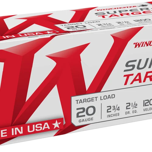 Winchester Ammo TRGT207VP Super-Target  20Gauge 2.75" 7/8oz 7.5Shot 100 Per Box/2 Case