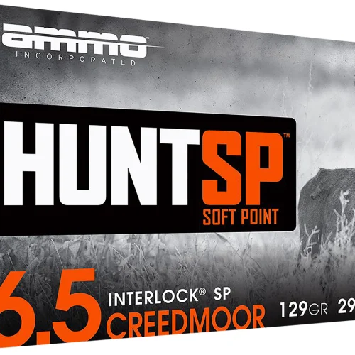Ammo Inc 65CM129SPA20 Hunt  6.5Creedmoor 129gr Soft Point 20 Per Box/10 Case