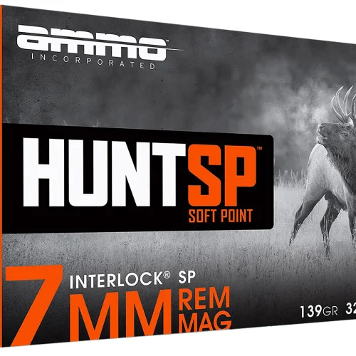 Ammo Inc 7MM139SPA20 Hunt  7mm 139gr Soft Point 20 Per Box/10 Case