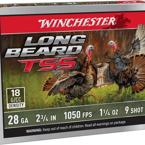 Winchester Ammo LBTSS289 Long Beard TSS  28Gauge 2.75" 1 1/4oz Tungsten 9Shot 5 Per Box/10 Case