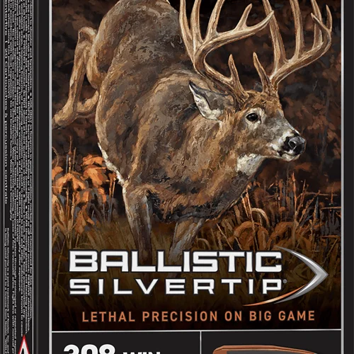 Winchester Ammo SBST308A Ballistic Silvertip  308Win 168gr Rapid Controlled Expansion Polymer Tip 20 Per Box/10 Case