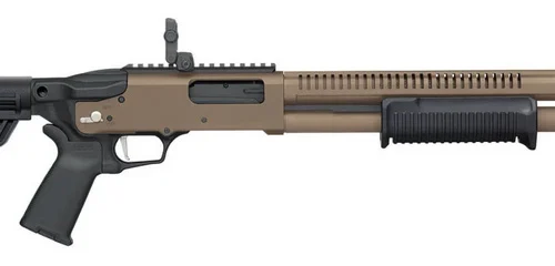 MOSS 590R 12GA 18.5 MAGPUL MBUS FDE 7RD