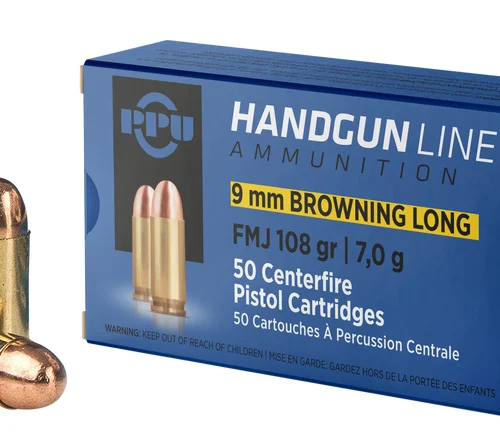 9mm Brown Long FMJ 108gr