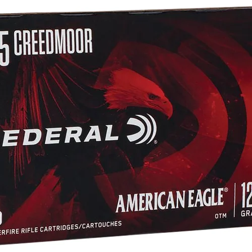 Federal AE65CRD2 American Eagle Rifle 6.5Creedmoor 120gr Open Tip Match 20 Per Box/10 Case