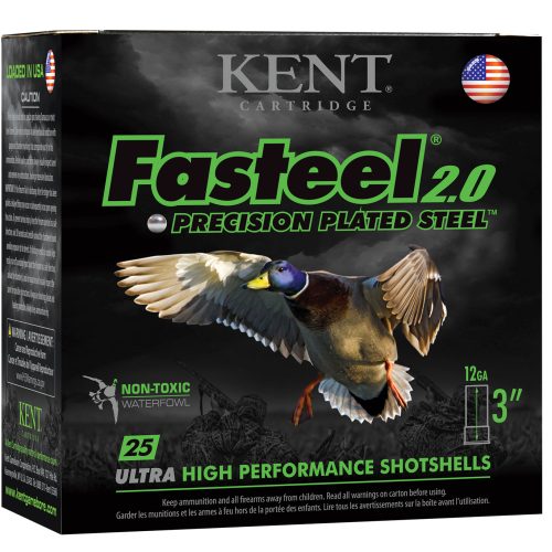 Kent Cartridge K123FS40BB Fasteel 2.0  12 Gauge 3" 1 3/8 oz BB Shot 25 Per Box/ 10 Case
