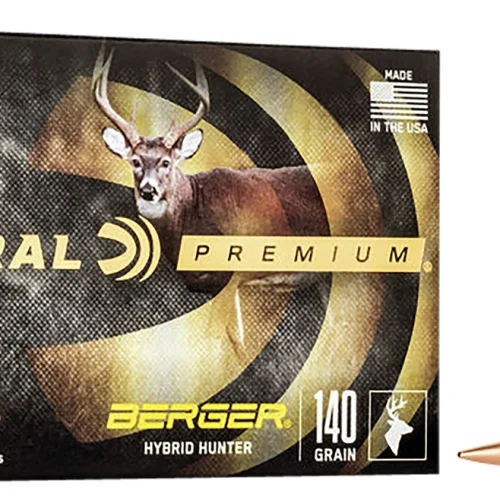 Federal P270BCH1 Premium  270Win 140gr Berger Hybrid Hunter 20 Per Box/10 Case