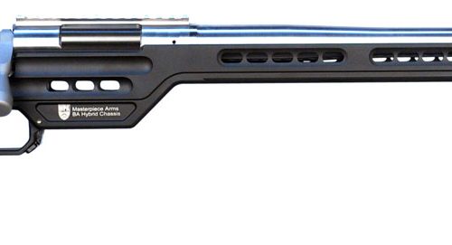 MasterPiece Arms 308PMRRHBLKPBA PMR  308 Win 10+1 24" Stainless Steel Polished Black Aluminum Black V-Bedded BA Hybrid Chassis Stock Right Hand