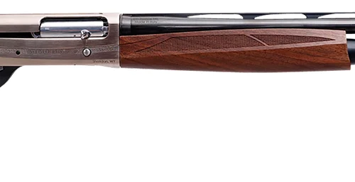 Weatherby ID22026MAG 18i Deluxe Full Size 20 Gauge Semi-Auto 3" 4+1 26" Black Vent Rib Barrel, Engraved Nickel Aluminum Receiver, Fixed Matte Walnut Stock, Right Hand