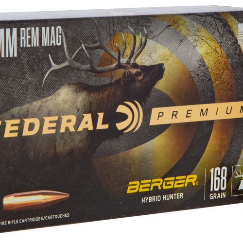 Federal PR7BCH1 Premium  7mmRemMag 168gr Berger Hybrid Hunter 20 Per Box/10 Case